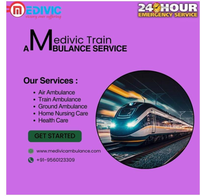The Medivic Train Ambulance in Kolkata with an Entire Medical Team Arrives