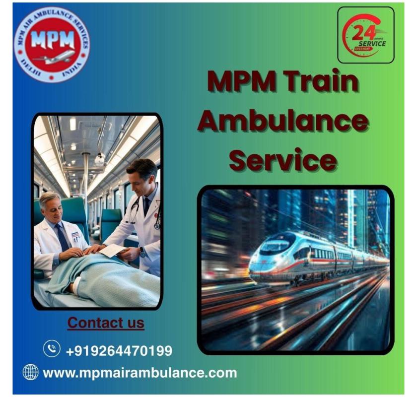 MPM train ambulance in Indore facilitates taking patients to the hospital