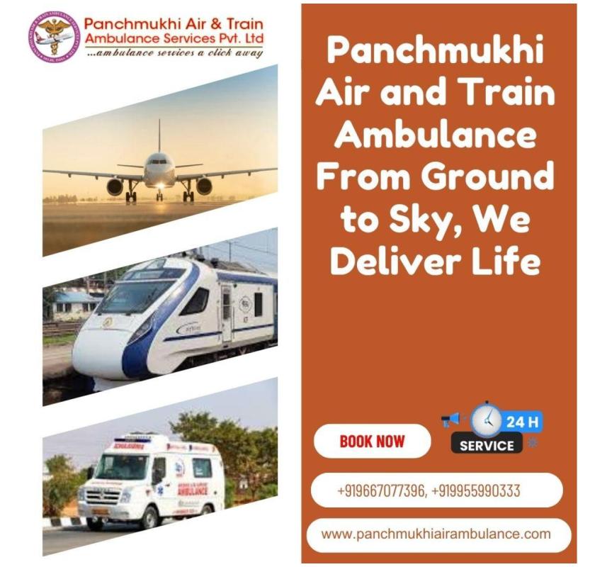 Hire Panchmukhi Train Ambulance Service in Patna for advanced life-support equipment