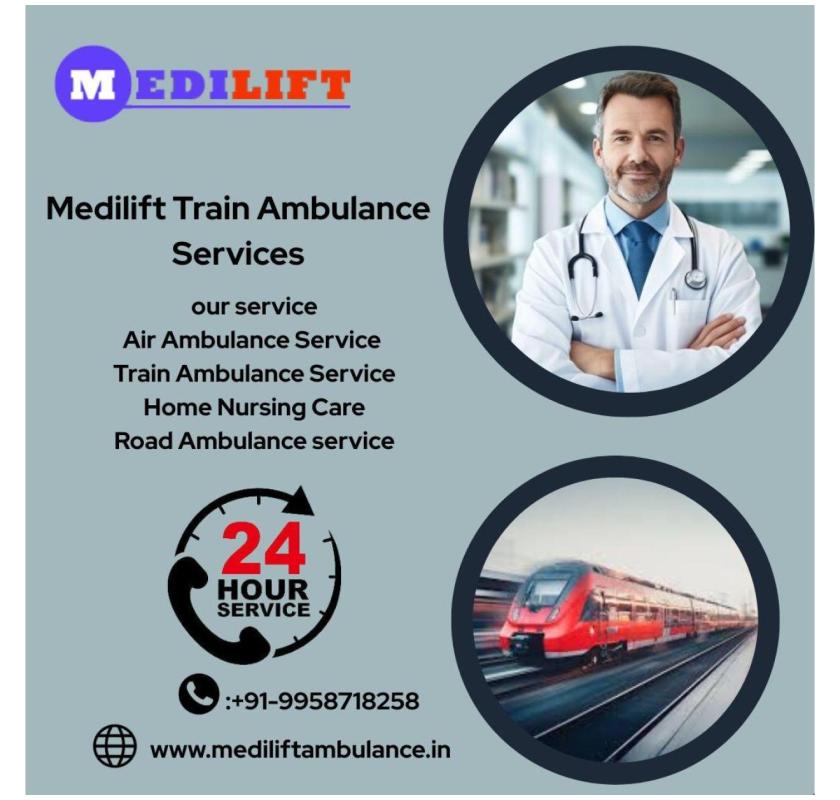 Call Medivic Train Ambulance for Quick Patient Transfer in Gorakhpur