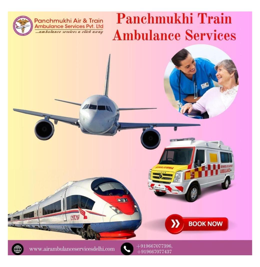 Use Panchmukhi Train Ambulance Service in Visakhapatnam to receive life-saving equipment