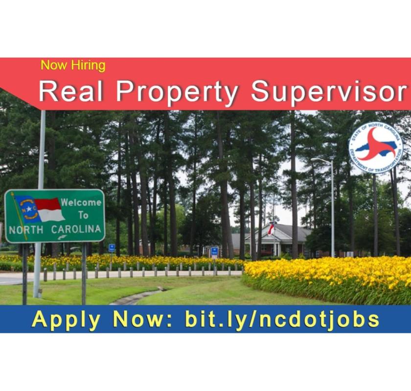Real Property Supervisor - NEW HIGHER SALARY