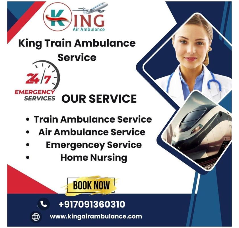  King Ensures the Patient is in the Train Ambulance's Hygienic Surroundings in Siliguri