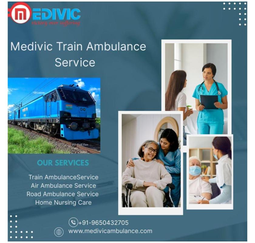 Medivic is fitted with an ABG machine and a Defibrillator in Pune in a Train Ambulance