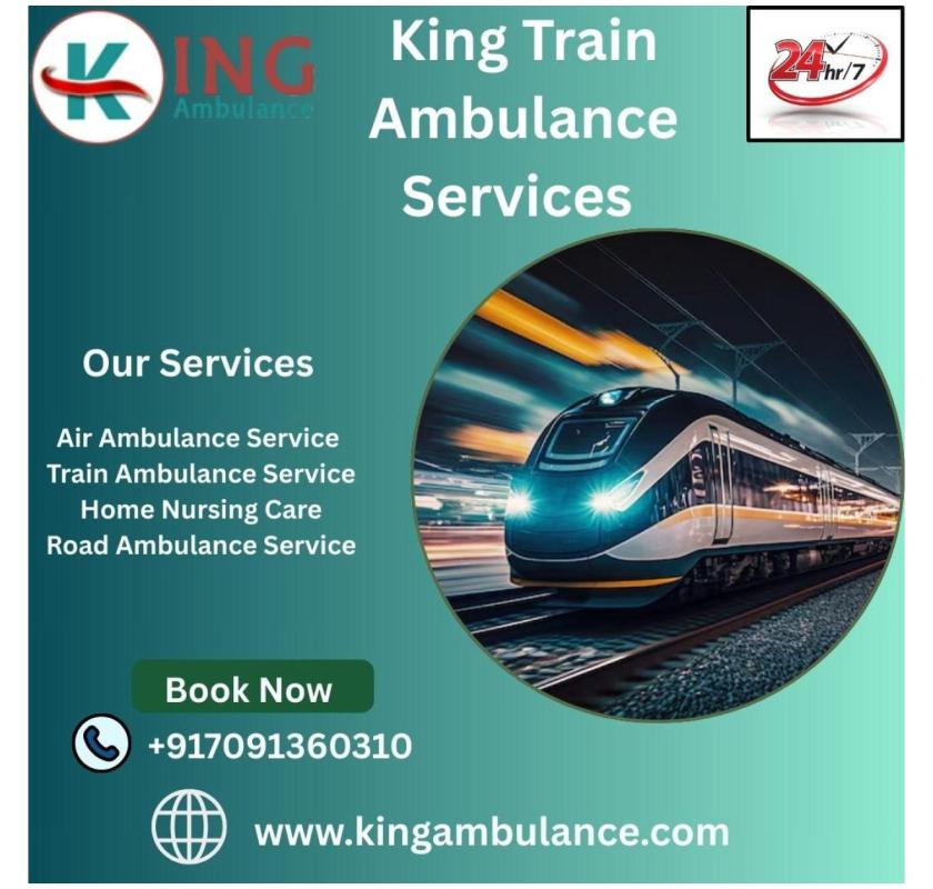  King Train Ambulance Prepares the Location before departure in Siliguri