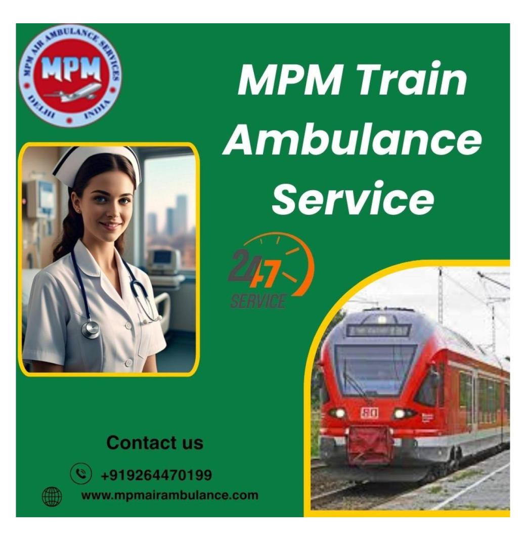 Patient transported to hospital by MPM Train Ambulance in Allahabad