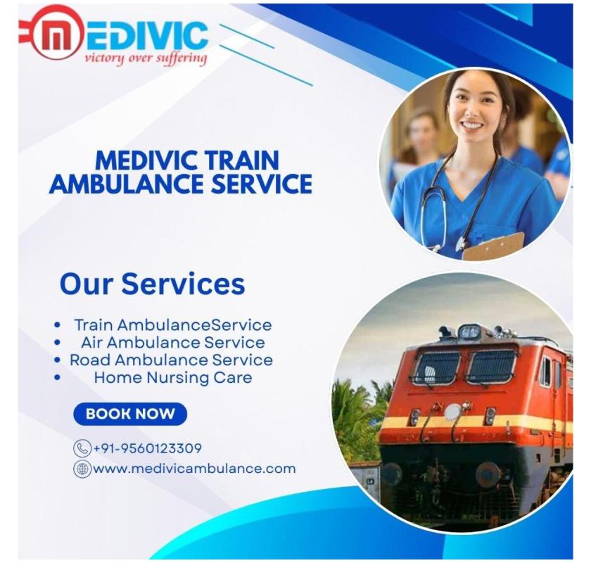 Medivic Comes with a Therapeutic Aid Provider Crew in Nagpur in a Train Ambulance 