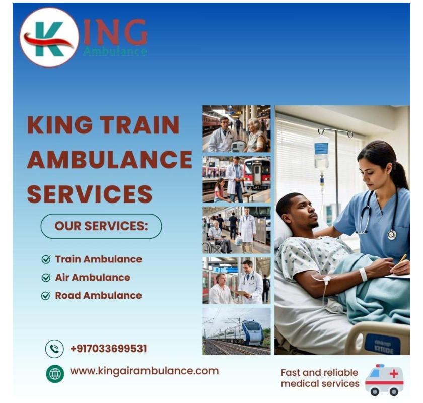 King Administers Medication in the Train Ambulance if it's required in Kolkata