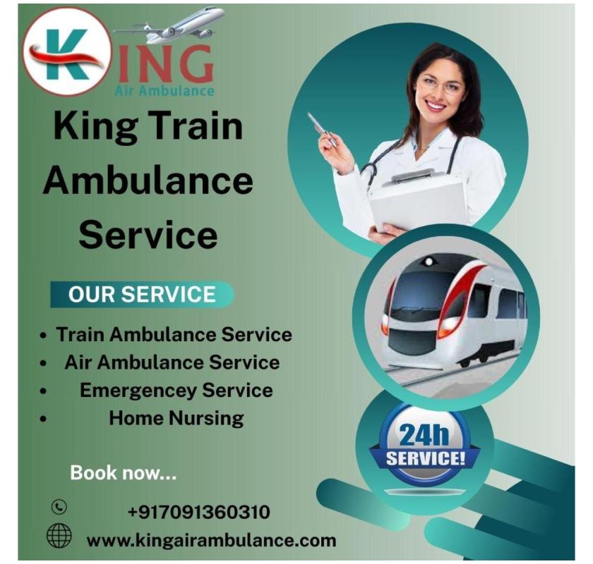  King Train Ambulance in Jamshedpur provides timely medical treatment on the way