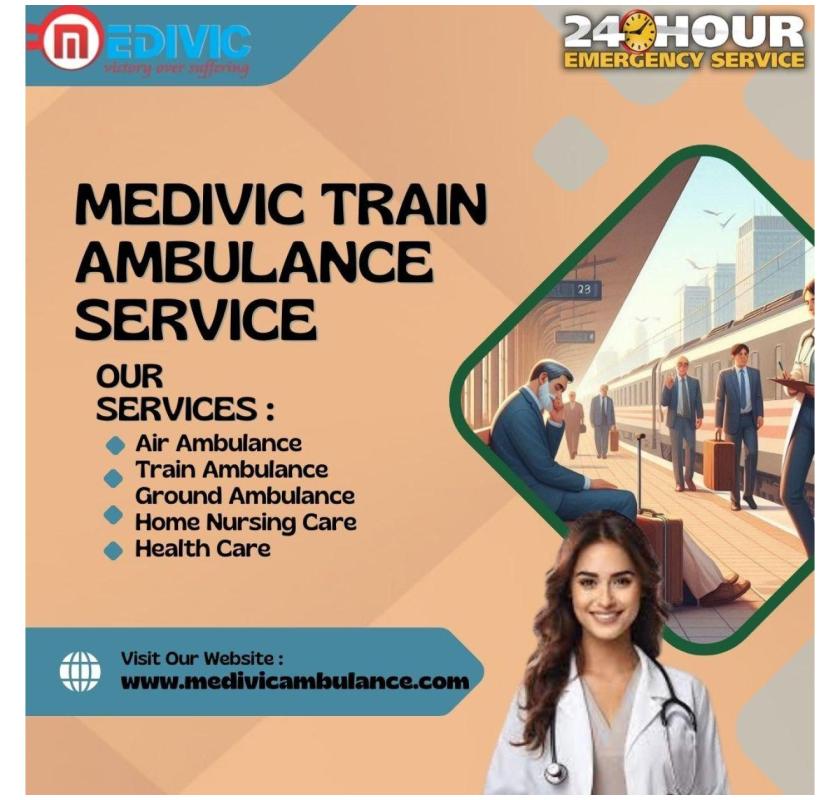 Medivic Train Ambulance Services in Bangalore furnishes families with comprehensive care