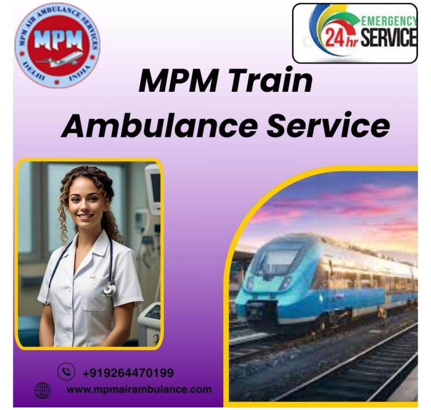 MPM Train Ambulance in Siliguri provides accurate diagnosis during transfer