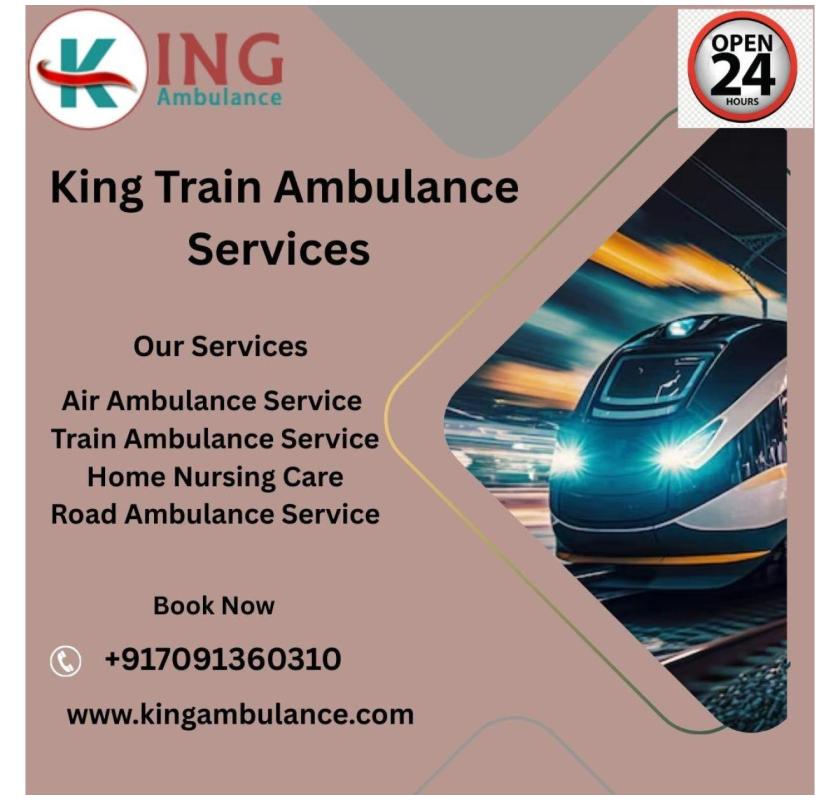  King Train Ambulance Prepares the Location before Departure in Allahabad