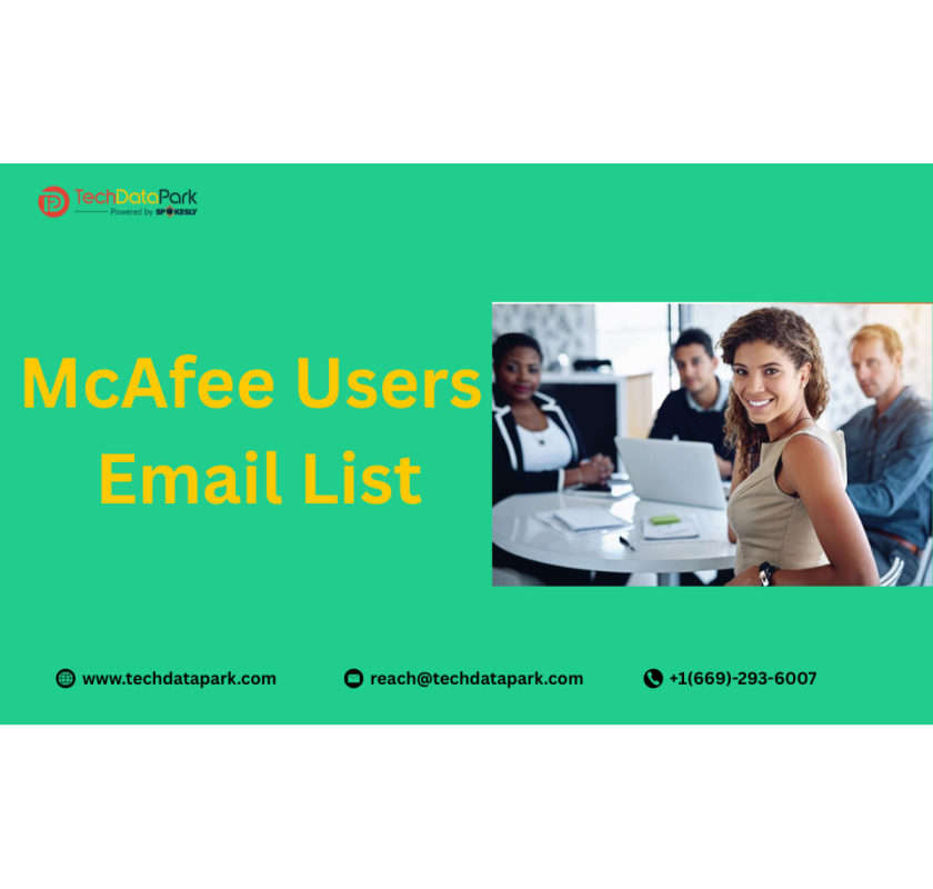 Target IT Security Heads with a McAfee Users Email List