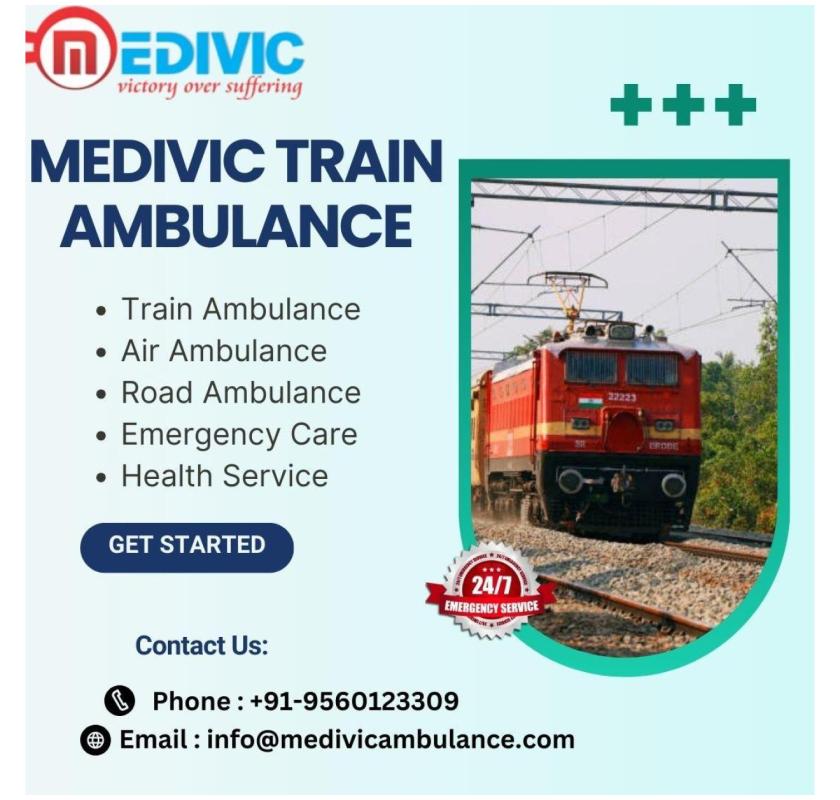 The Medivic Train Ambulance in Mumbai allows the use of life-saving medical proficiency
