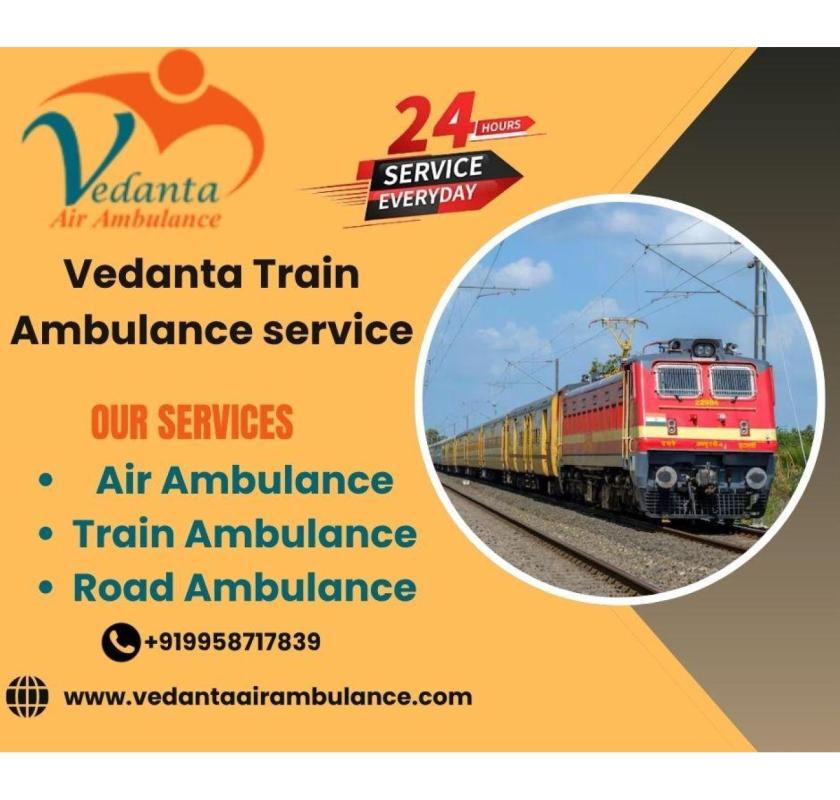 Avail the best facilities at by choosing Vedanta Train Ambulance Services in Chandigarh