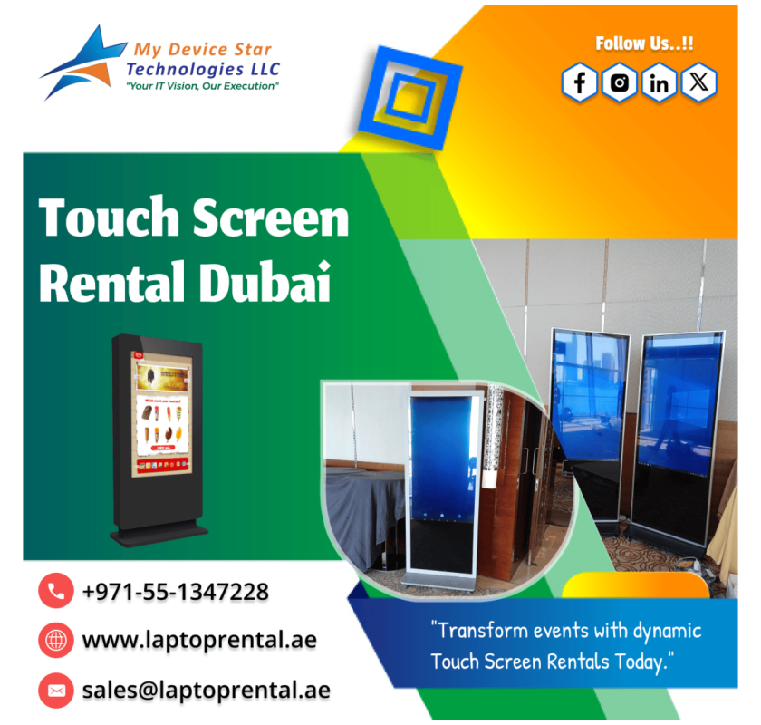 Why Rent Surface Hub Touch Screen Display in Dubai?