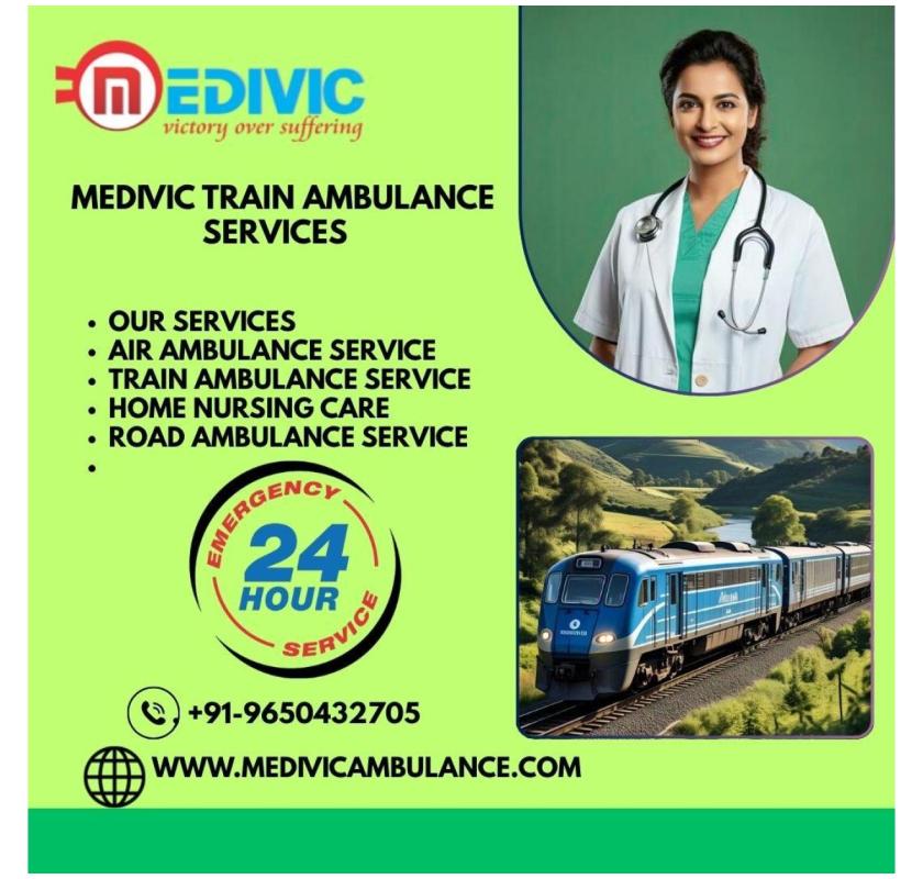 Medivic is Patient-Centric and Ready to Serve You in Bhopal in a Train Ambulance