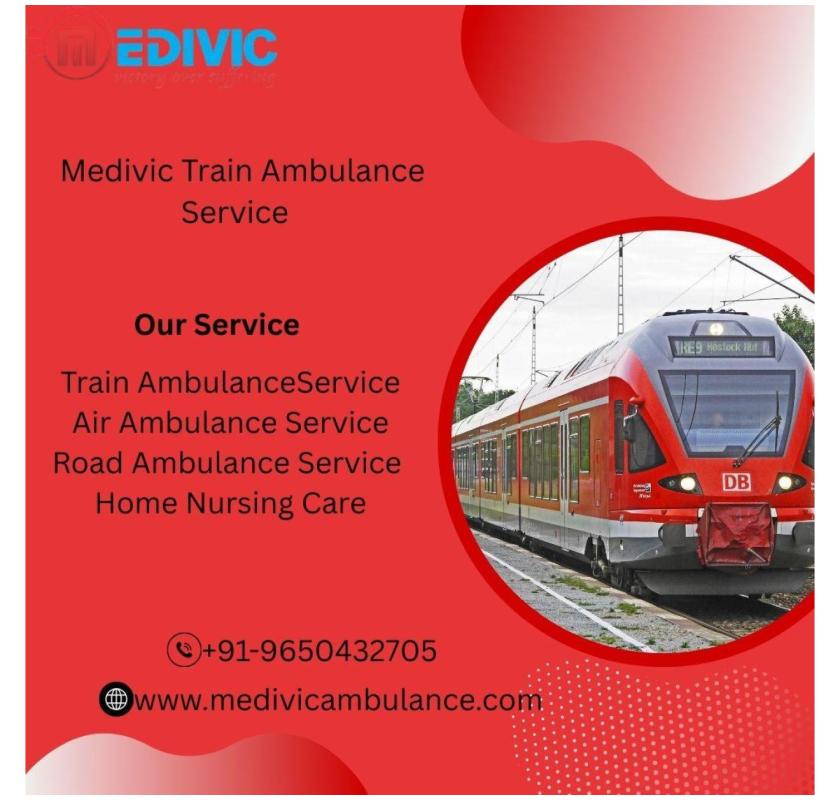  Book Medivic Train Ambulance in Indore to Transfer Patients in a Short Time  