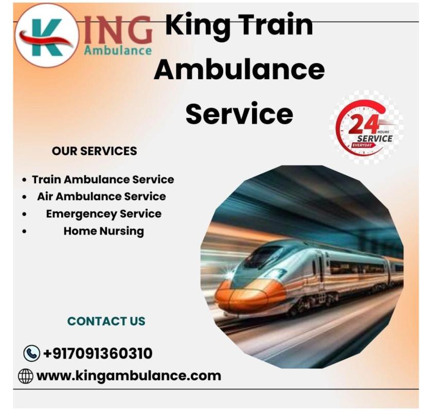 King Train Ambulance comes with a dedicated medical team in Darbhanga