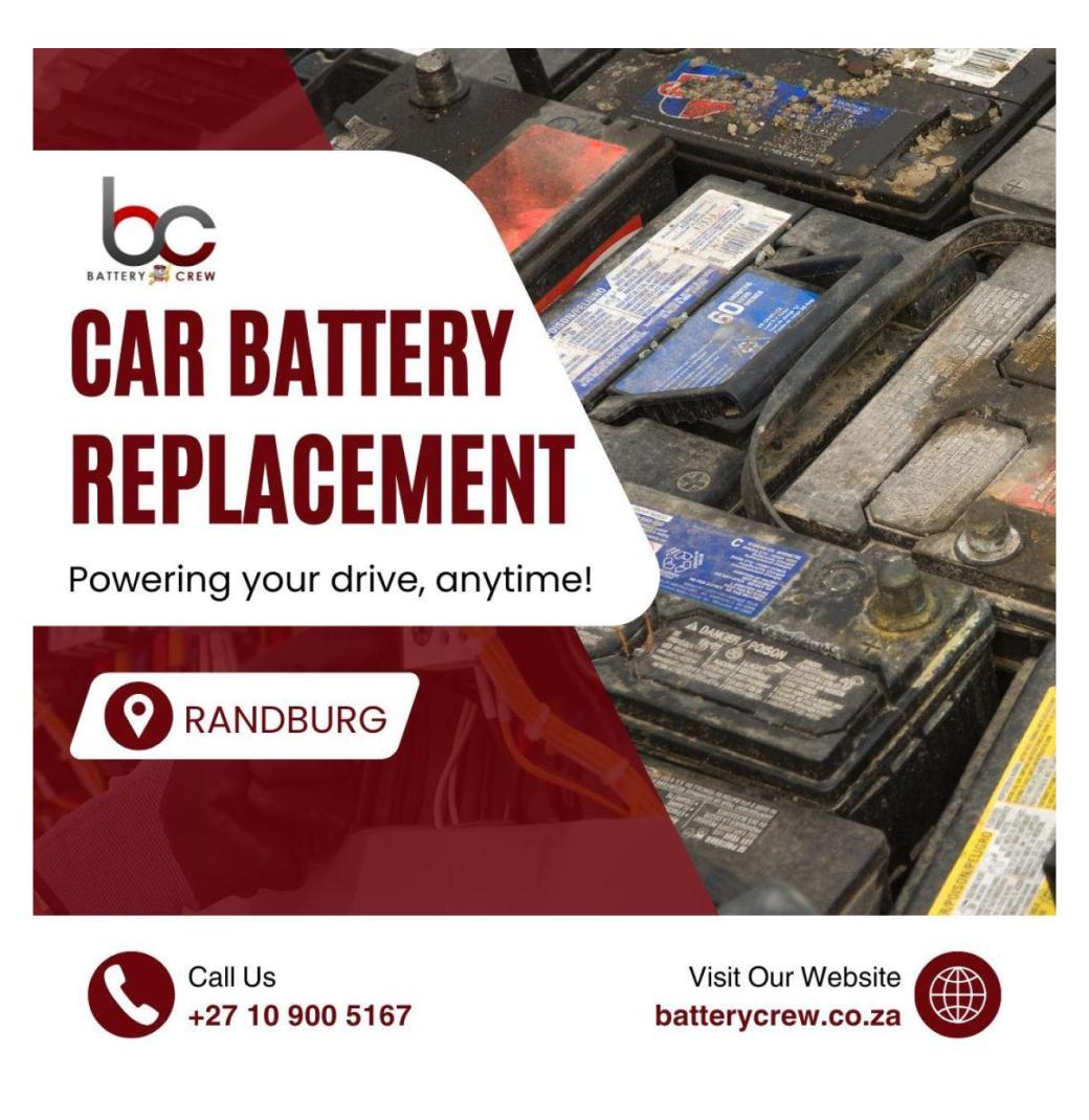 Car Battery Replacement in Randburg