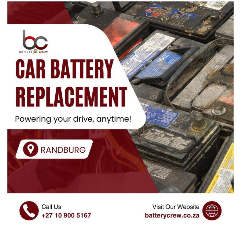 Car Battery Replacement in Randburg
