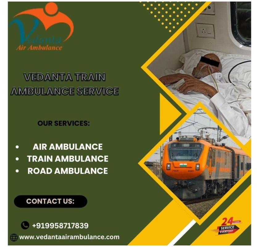 Vedanta Train Ambulance service in Hyderabad Starts Quick Medical Transfers 