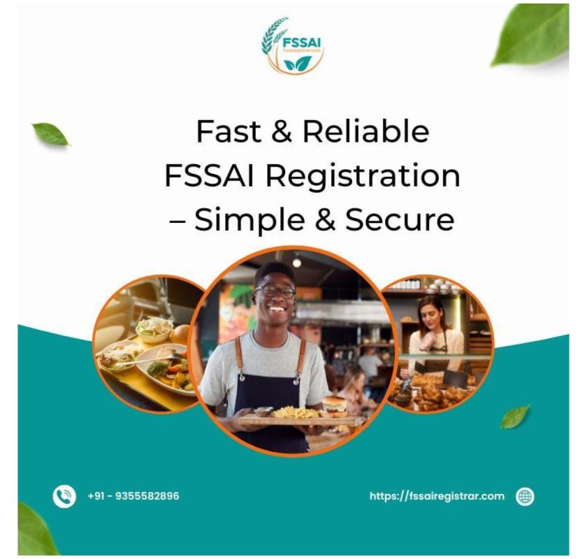 Fast & Reliable FSSAI Registration – Simple & Secure
