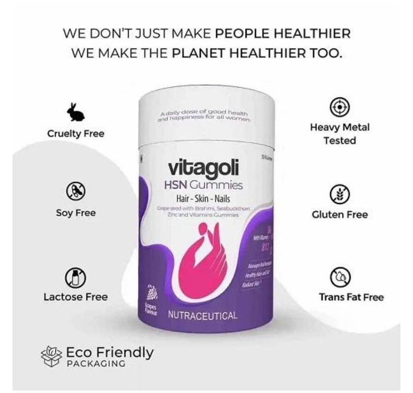 Glowing Skin with Vitagoli Ketricho Gummies for Skin