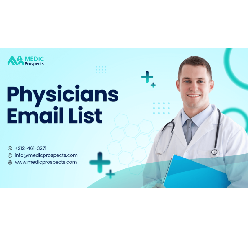 Order your verified Email List of Physicians to reach the right prospects