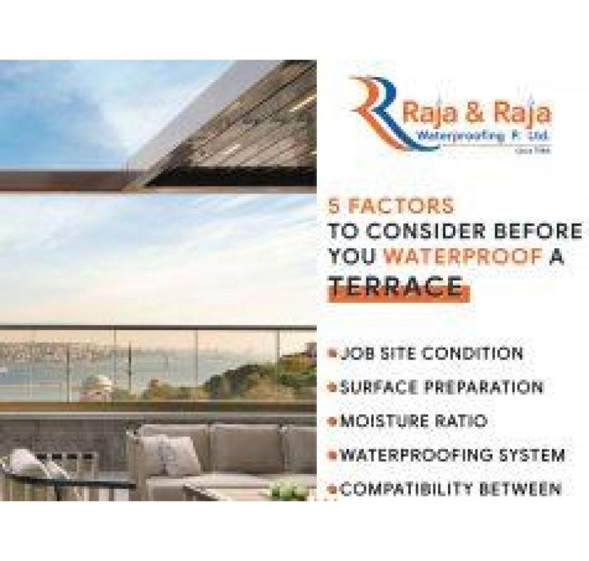 Water Proofing for Terrace with Lasting Strength & Seal – Raja & Raja