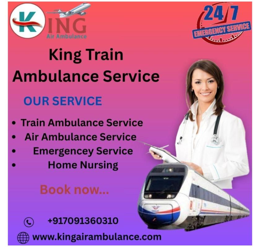 King Train Ambulance provides a faster way to reach the hospital in Varanasi