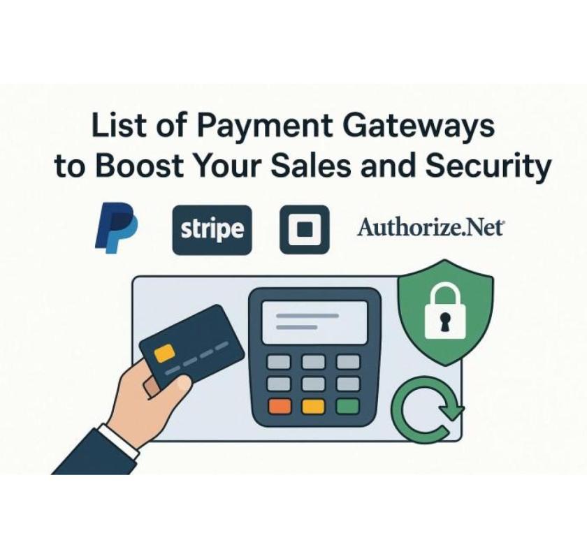 List of Payment Gateways to Boost Your Sales and Security