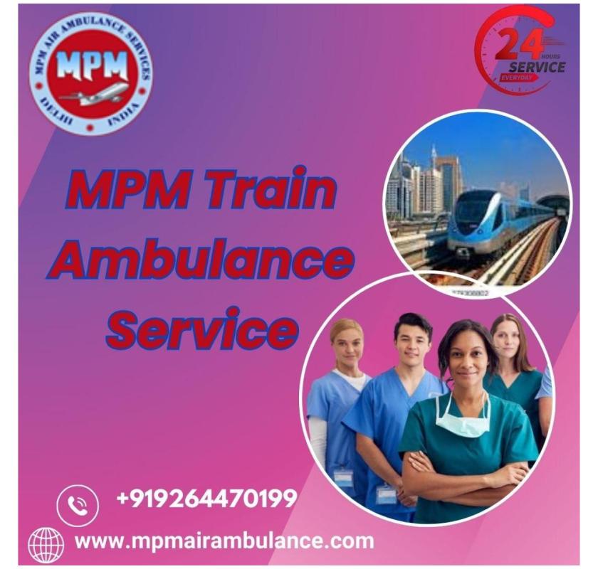 MPM is ready to extend its Best Transfer Support in Indore in a Train Ambulance 