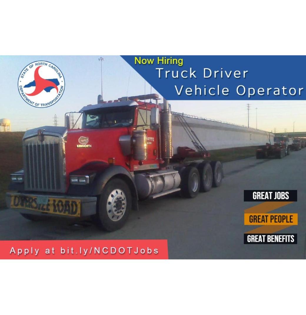 Tractor Trailer Driver III - NEW HIGHER SALARY!