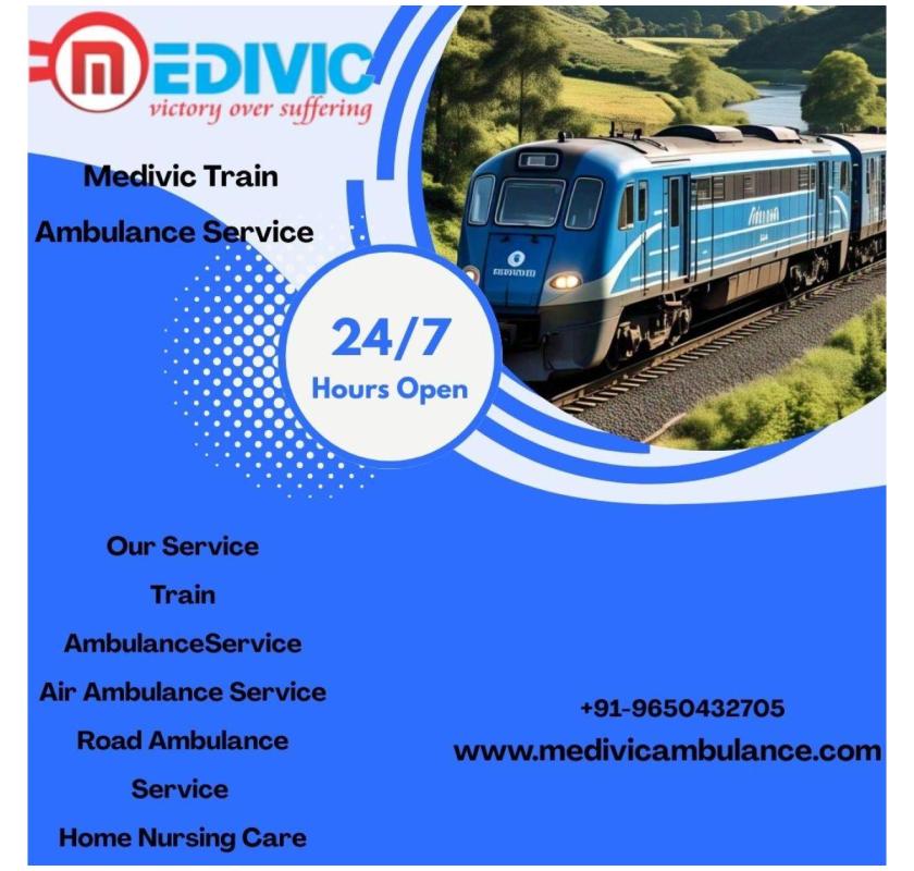 Medivic has Specialized Tools for Acute Stabilization in Jabalpur on its Train Ambulance