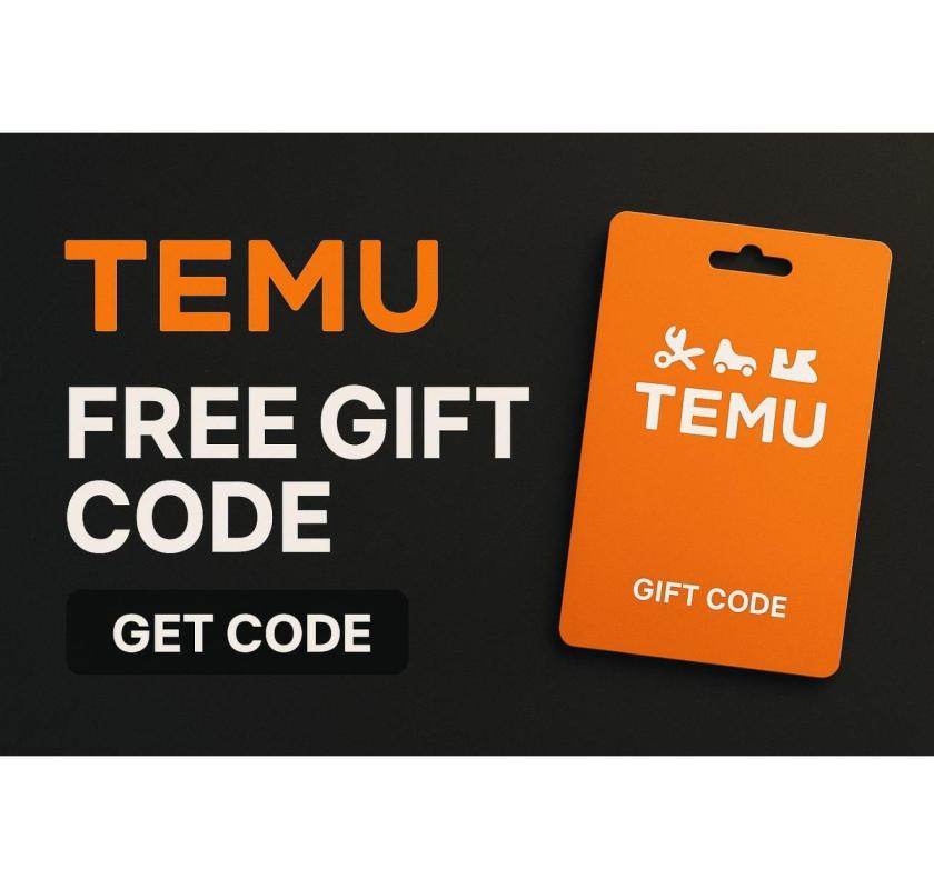 Temu free gift code