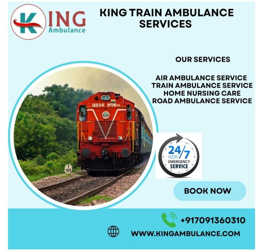  King Offers Careful Movement and Quiet Surroundings in a Delhi Train Ambulance