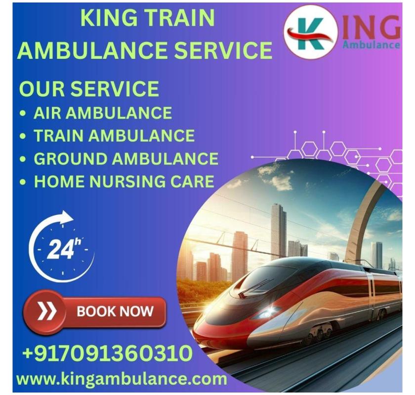 Use King Train Ambulance for comfortable medical transfer between cities in Jabalpur