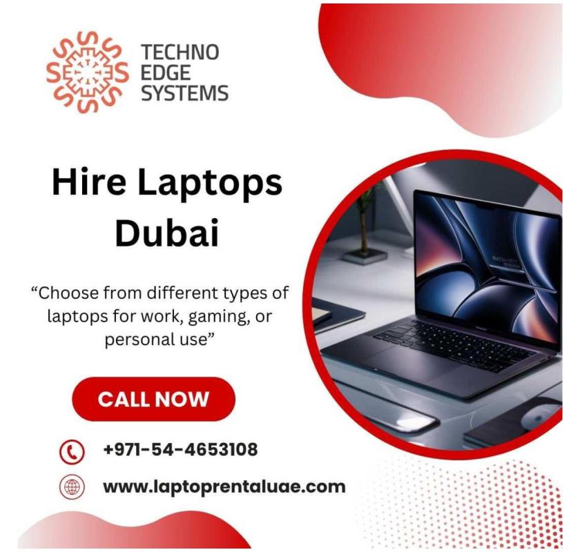 Planning an AI Project? Hire Laptops in Dubai Now!