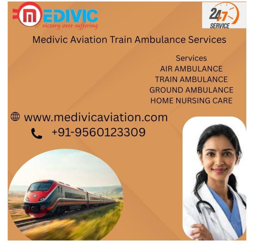 Medivic Aviation Makes Smart Planning for Patient Transportation in Ranchi in a Train Ambulance