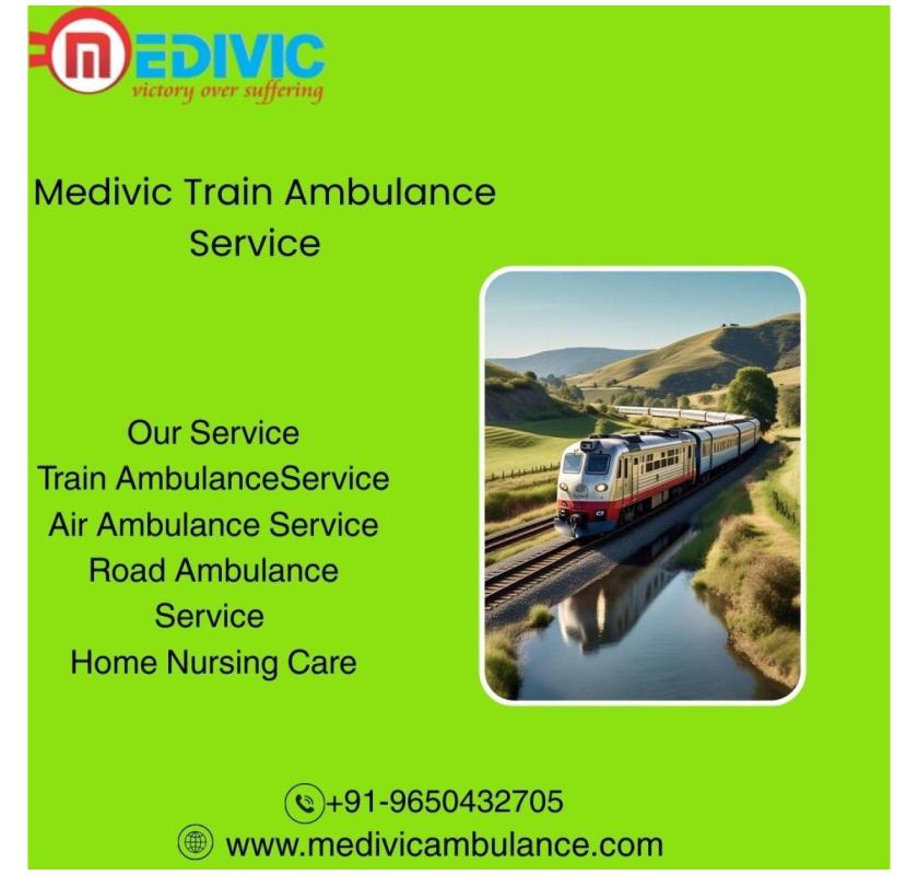  Medivic Dibrugarh  is an injured patient in emergency repatriation in train ambulance