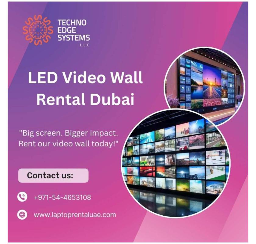 Is LED Video Wall Rental in Dubai Available by Hour?