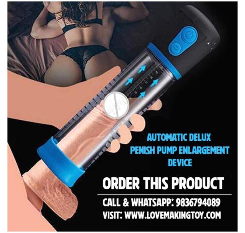 Automatic Penish Enlargement Pump Discount Deal Call 9836794089