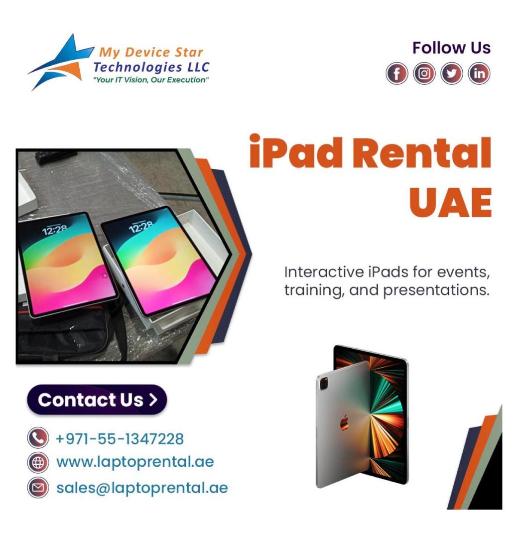 Which iPad Model to Hire for Students in Dubai?
