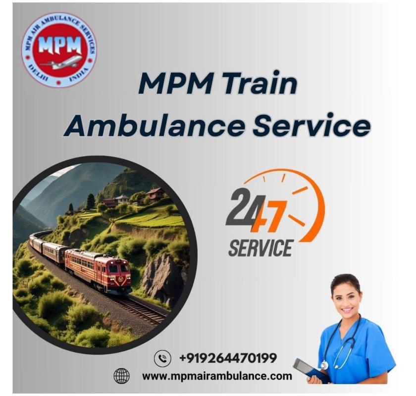 MPM Train Ambulance in Allahabad provides discreet transfer at critical times