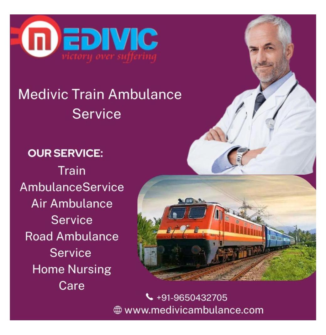  Medivic Offers Health Shifts Framed by Experience in Jabalpur in its Train Ambulance