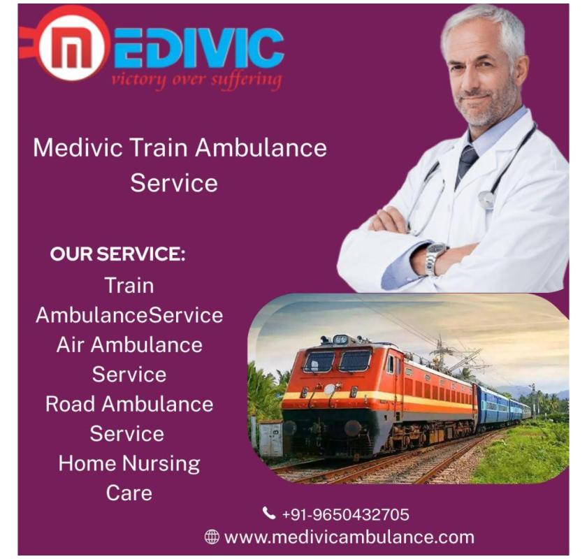  Medivic Offers Health Shifts Framed by Experience in Jabalpur in its Train Ambulance