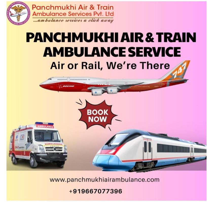 Choose Panchmukhi Train Ambulance in Patna for Outstanding Medical Transportation