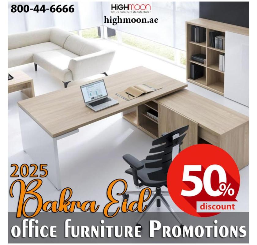 Bakra Eid 2025 Mega Office Furniture Sale – Flat 50% OFF! 