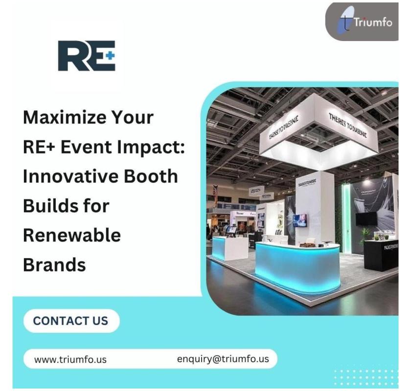 Boost Your Presence at RE Plus Event with Custom Booths